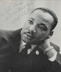 Lot #3002 Martin Luther King, Jr. Signed