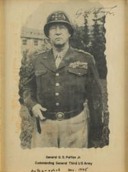 Lot #3017 George S. Patton Signed Photograph - Image 1