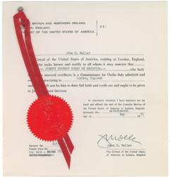 Lot #3064 John Lennon Document Signed - Image 1