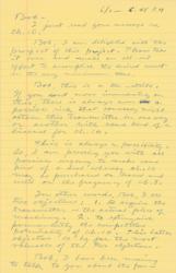 Lot #3040 Howard Hughes Autograph Letter Signed