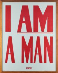 Lot #3001  Original 'I Am a Man' Poster - Image 2