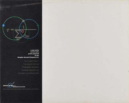 Lot #6320  Douglas Aircraft Company Earth and Solar System Prints - Image 2