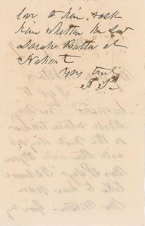 Lot #17 Franklin Pierce Handwritten Letter Signed - Image 2