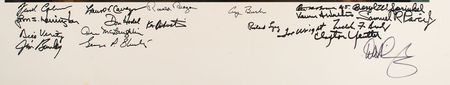 Lot #58 Ronald Reagan and Cabinet: Superior multi-signed portrait of President Reagan with his cabinet and key advisors - Image 2