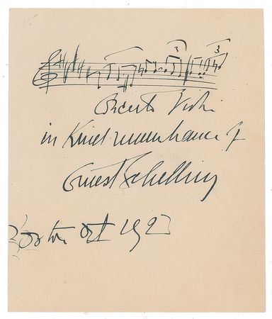 Lot #615 Ernest Schelling - Image 1