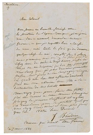 Lot #594 Francois-Adrien Boieldieu - Image 1