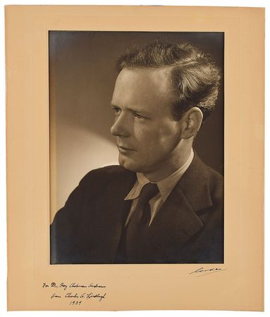 Lot #382 Charles Lindbergh Signed Photograph - Image 1