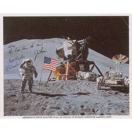 Lot #429 Jim Irwin and Al Worden - Image 1