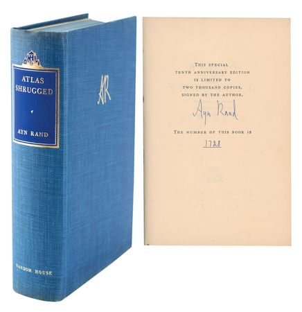 Lot #507 Ayn Rand: Limited anniversary edition of Atlas Shrugged - Image 1