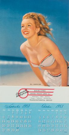 Lot #817 Marilyn Monroe Calendar - Image 3