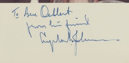 Lot #103 Lyndon B. Johnson Signed Photograph - Image 2
