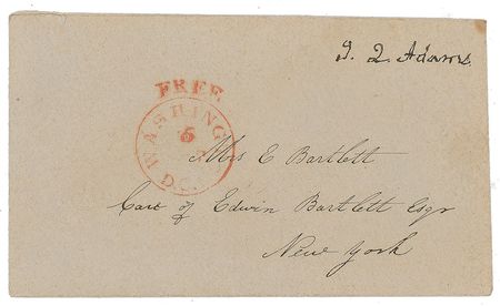 Lot #64 John Quincy Adams Free Frank - Image 1