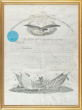Lot #23 Abraham Lincoln Signed Document - Image 2