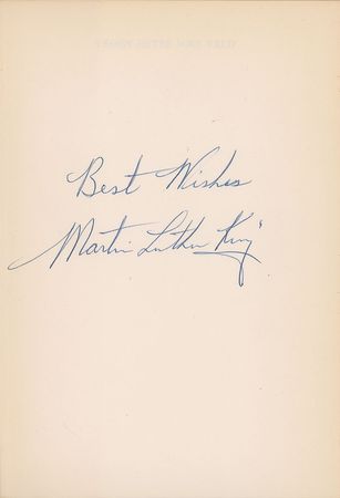 Lot #194 Martin Luther King, Jr: Beautifully signed Swedish translation of Dr. King's Strength to Love - Image 2