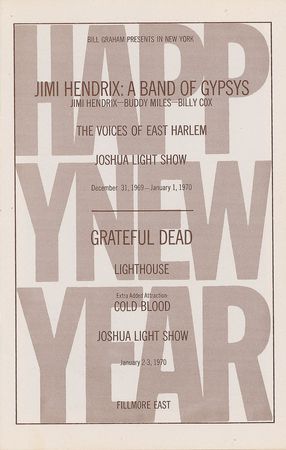 Lot #664 Jimi Hendrix Band of Gypsys Program - Image 2