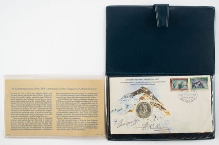 Lot #274 Edmund Hillary and Tenzing Norgay First Day Cover - Image 2
