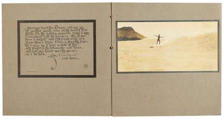 Lot #509 The Surf Riders of Hawaii by A. R. Gurrey, Jr.: Incredibly rare 1914 book, The Surf Riders of Hawaii—the first book on surfing by a pioneering photographer - Image 3