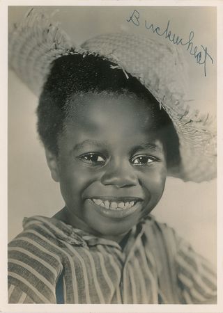 Lot #824 Our Gang: William ‘Buckwheat’Thomas: Scarce portrait of 