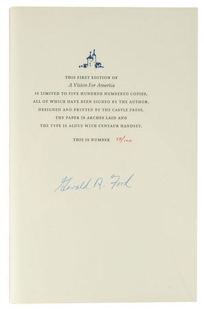 Lot #89 Gerald Ford Book - Image 2