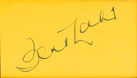 Lot #867 Wizard of Oz: Bert Lahr Signature - Image 2