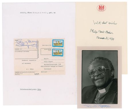 Lot #294 Nobel Peace Prize Winners Collection - Image 1