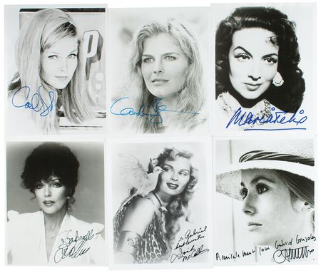 Lot #730 Actresses Signed Photographs - Image 1