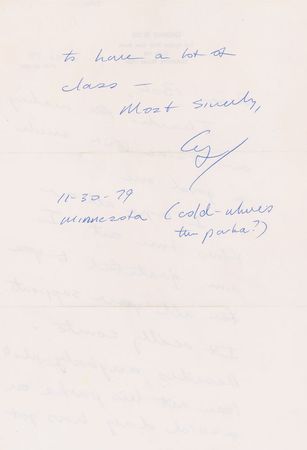 Lot #68 George Bush Handwritten Letter Signed - Image 2