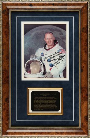 Lot #401 Buzz Aldrin Signed Photograph - Image 2
