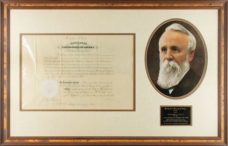 Lot #97 Rutherford B. Hayes Signed Document - Image 1