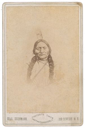 Lot #312 Sitting Bull Photograph - Image 1