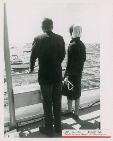 Lot #105 John and Jacqueline Kennedy Photograph and Negative - Image 2