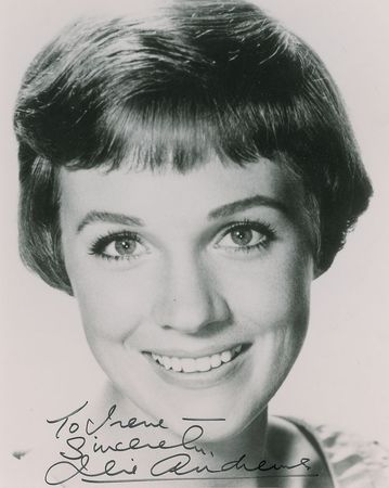 Lot #731 Julie Andrews Signed Photographs - Image 1