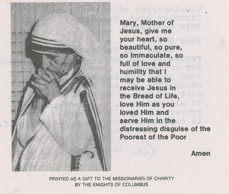 Lot #292 Mother Teresa Typed Letter Signed - Image 2