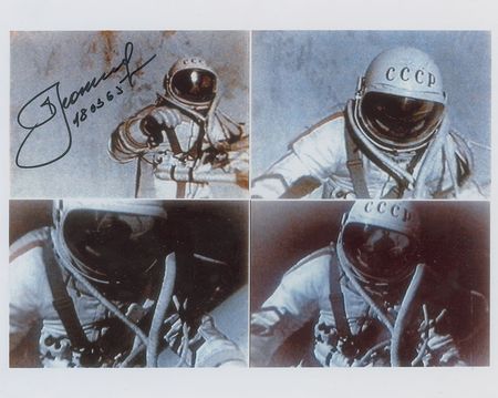 Lot #430 Alexei Leonov Signed Photograph - Image 1