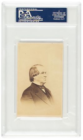 Lot #24 Andrew Johnson: Rare 1869 portrait of President Johnson - Image 2