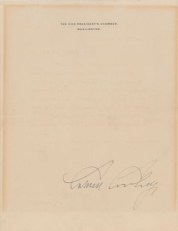 Lot #82 Calvin and Grace Coolidge - Image 1