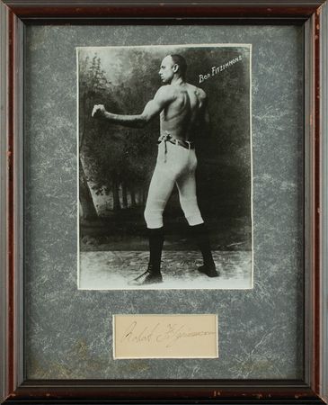 Lot #874 Bob Fitzsimmons Signature - Image 1