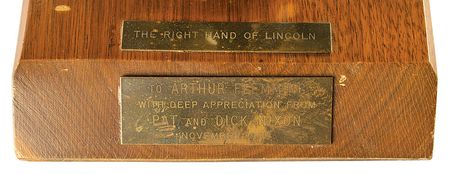 Lot #107 Abraham Lincoln Plaster Cast Hand - Image 3