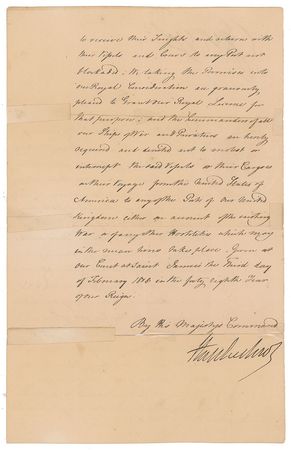 Lot #285 King George III Signed Document - Image 2