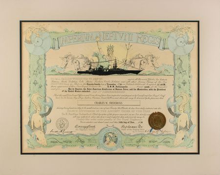 Lot #44 Franklin D. Roosevelt Signed Document - Image 1