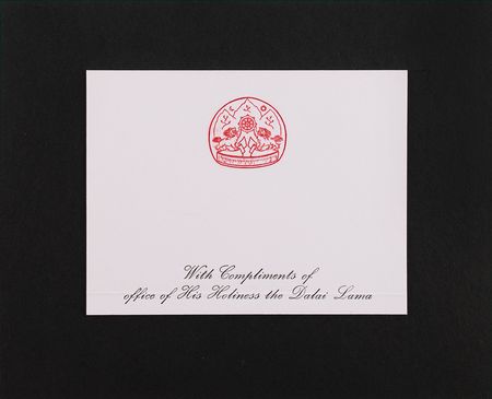 Lot #260 Dalai Lama Prayer Card - Image 3