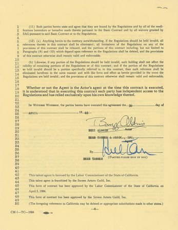 Lot #403 Buzz Aldrin Glove Tmgs - Image 1