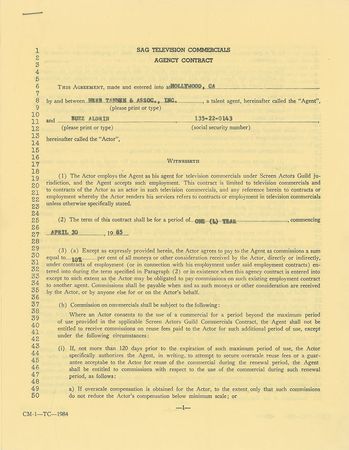 Lot #403 Buzz Aldrin Glove Tmgs - Image 2