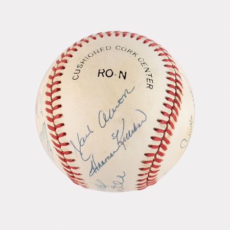 Lot #886 Baseball: 500 Home Run Club Baseball - Image 2