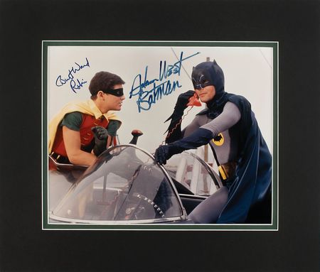 Lot #743 Batman: West and Ward Signed Photograph - Image 2