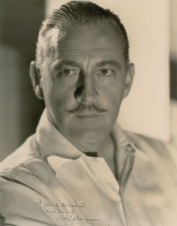 Lot #742 John Barrymore Signed Photograph - Image 1