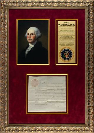 Lot #1 George Washington: Stunningly gorgeous 1789