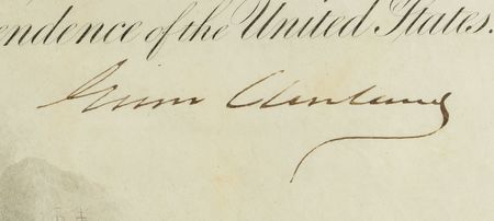 Lot #72 Grover Cleveland Signed Document - Image 2