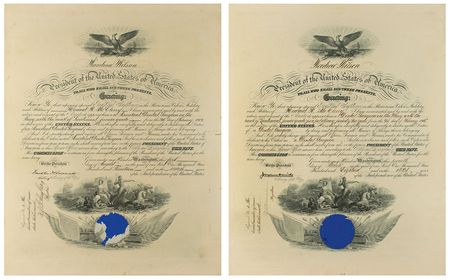 Lot #45 Franklin D. Roosevelt Signed Document - Image 1