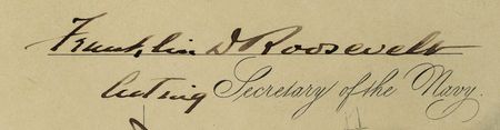Lot #45 Franklin D. Roosevelt Signed Document - Image 2